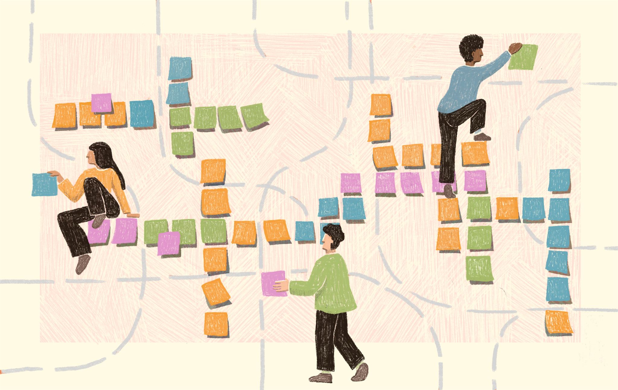 People-doing-teamwork-illustration
